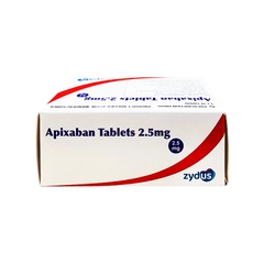 Thuốc Apixaban Tablets 2.5 mg dự phòng nguy cơ đột quỵ và tắc mạch hệ thống (hộp 3 vỉ x 10 viên)