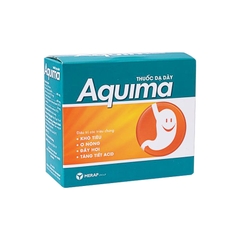 Thuốc Aquima hỗ trợ điều trị các triệu chứng khó tiêu, ợ nóng, đầy hơi (hộp 20 gói x 10ml)