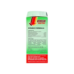 Siro ho Atussin  hỗ trợ giảm các triệu chứng cảm ho (chai 60ml)
