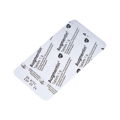 Thuốc Augmentin 1g điều trị nhiễm khuẩn (hộp 2 vỉ x 7 viên)