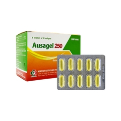 Thuốc Ausagel 250 điều trị táo bón (hộp 6 vỉ x 10 viên)
