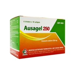 Thuốc Ausagel 250 điều trị táo bón (hộp 6 vỉ x 10 viên)