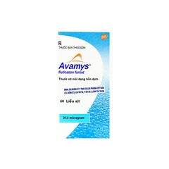 Thuốc xịt mũi Avamys 27.5mcg điều trị chảy nước mũi, xung huyết mũi (chai 60 liều xịt)