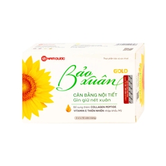Viên uống Bảo Xuân Gold bổ sung phytoestrogen, cân bằng nội tiết tố nữ (hộp 3 vỉ x 10 viên)