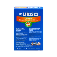 Băng cá nhân vải Urgo Durable (2cm x 6cm) hộp 102 miếng