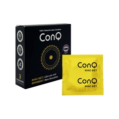 Bao cao su CONQ Khác Biệt (52mm) hộp 3 cái
