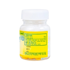 Thuốc Berberin 10 Cửu Long điều trị các hội chứng lỵ, tiêu chảy (hộp 1 chai x 100 viên)