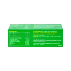 Viên sủi Berocca  bổ sung vitamin và khoáng chất (tuýp 10 viên)