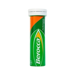 Viên sủi Berocca  bổ sung vitamin và khoáng chất (tuýp 10 viên)