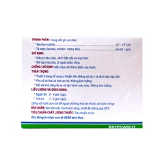 Bột men vi sinh Biosubtyl-II điều trị tiêu chảy, viêm ruột (hộp 25 gói x 1g)