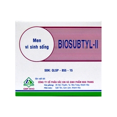 Bột men vi sinh Biosubtyl-II điều trị tiêu chảy, viêm ruột (hộp 25 gói x 1g)