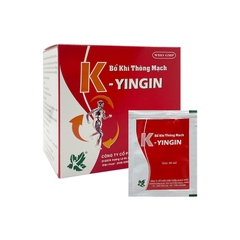 Thuốc bổ khí thông mạch K-Yingin tăng cường lưu thông khí huyết, bổ huyết (hộp 20 gói x 10ml).