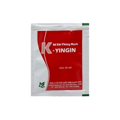 Thuốc bổ khí thông mạch K-Yingin tăng cường lưu thông khí huyết, bổ huyết (hộp 20 gói x 10ml).