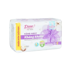 Băng vệ sinh Diana Hàng Ngày Kháng Khuẩn (gói 20 miếng)