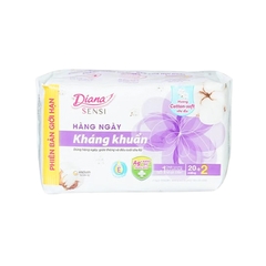 Băng vệ sinh Diana Hàng Ngày Kháng Khuẩn (gói 20 miếng)