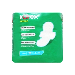 Băng vệ sinh Kotex Freedom Mặt Bông Mềm Mại, Maxi Cánh (gói 8 miếng)