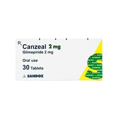 Thuốc Canzeal 2mg điều trị đái tháo đường típ 2 (hộp 3 vỉ x 10 viên)