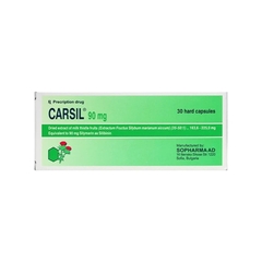Thuốc Carsil 90mg điều trị viêm gan, xơ gan (hộp 5 vỉ x 6 viên)