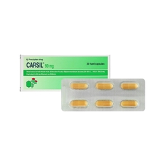 Thuốc Carsil 90mg điều trị viêm gan, xơ gan (hộp 5 vỉ x 6 viên)