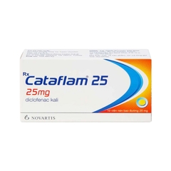 Thuốc Cataflam 25mg giảm đau và viêm cấp tính (hộp 1 vỉ x 10 viên)