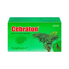 Thuốc Cebraton bổ khí huyết, điều trị suy nhược thần kinh (hộp 5 vỉ x 10 viên)