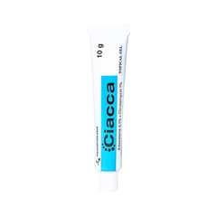 Gel bôi ngoài da Ciacca điều trị tình trạng da bị mụn trứng cá nhẹ đến vừa (tuýp 10g)
