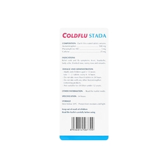 Thuốc Coldflu Stada trị các triệu chứng cảm cúm (hộp 25 vỉ x 4 viên)
