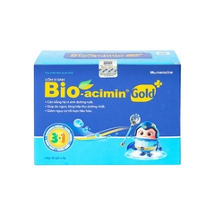 Cốm vi sinh Bioacimin Gold hỗ trợ rối loạn tiêu hóa, cân bằng hệ vi sinh đường ruột (hộp 30 gói)