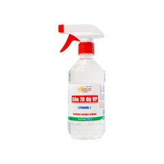 Cồn 70 độ Vĩnh Phúc có vòi xịt (chai 500ml)