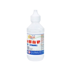 Cồn Trắng 90 độ Vĩnh Phúc diệt vi khuẩn, sát trùng dụng cụ y tế (chai 60ml)