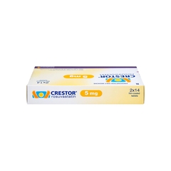 Thuốc Crestor 5mg điều trị rối loạn mỡ máu (hộp 2 vỉ x 14 viên)