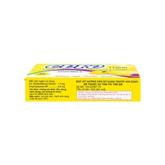 Viên ngậm Cufo vị chanh hỗ trợ điều trị đau họng, viêm họng (2 vỉ x 12 viên)