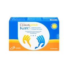Viên uống CumarGold Kare hỗ trợ giảm nguy cơ mắc ung bướu (hộp 3 vỉ x 10 viên)