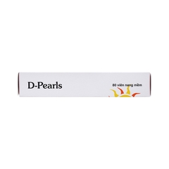 Thực phẩm bảo vệ sức khỏe Bio-D Pearls hỗ trợ răng, xương, cơ hệ thống miễn dịch (hộp 80 viên)