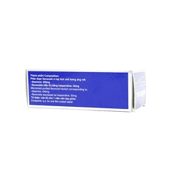 Thuốc Daflon 500mg điều trị suy giãn tĩnh mạch, trĩ cấp tính (hộp 4 vỉ x 15 viên)