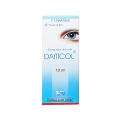 Dung dịch nhỏ mắt Daiticol điều trị đỏ mắt, ngứa mắt (hộp 1 chai x 10ml)