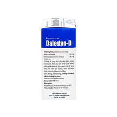 Siro Daleston-D  kháng dị ứng, chống viêm (chai 30ml)