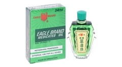 Dầu gió xanh Con Ó Eagle Brand Oil giảm nghẹt mũi, chóng mặt, say tàu xe (chai 24ml)