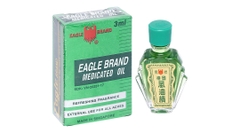 Dầu gió xanh Con Ó Eagle Brand Oil giảm nghẹt mũi, chóng mặt, say tàu xe (chai 3ml)