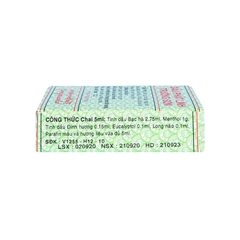 Dầu Phật Linh Trường Sơn hỗ trợ cảm cúm, nghẹt mũi (chai 5ml)