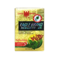 Dầu gió vàng con Ó Eagle Brand (hộp 1 chai x 24ml)