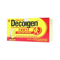 Thuốc Decolgen Forte điều trị các triệu chứng cảm, nghẹt mũi (hộp 25 vỉ x 4 viên)