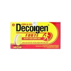 Thuốc Decolgen Forte điều trị các triệu chứng cảm, nghẹt mũi (hộp 25 vỉ x 4 viên)