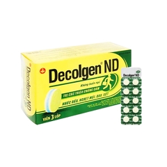 Thuốc Decolgen ND điều trị các triệu chứng cảm, viêm mũi dị ứng (hộp 10 vỉ x 12 viên)
