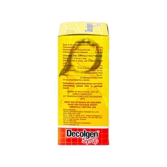 Siro Decolgen điều trị các triệu chứng cảm  thông thường cho trẻ (hộp 1 chai 60ml)