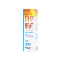 Kem xoa bóp Deep Heat Rub Plus giảm đau cơ, xương khớp (hộp 1 tuýp x 30g)