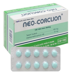 Viên nén Neo-Corclion TV.Pharm điều trị ho, long đờm (hộp 10 vỉ x 10 viên)