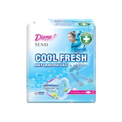 Băng vệ sinh Diana Sensi Cool Fresh 23cm siêu mỏng cánh (gói 8 miếng)