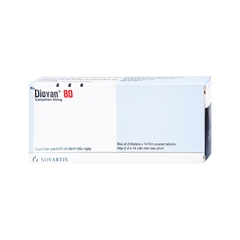 Thuốc Diovan 80 điều trị tăng huyết áp, suy tim (hộp 2 vỉ x 14 viên)