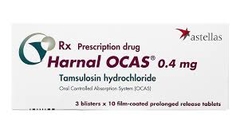 Thuốc Harnal Ocas 0.4mg điều trị hội chứng tăng sản lành tính ở tuyến tiền liệt (hộp 3 vỉ x 10 viên)
